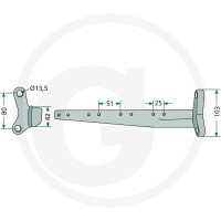 GRANIT Główka listwy tnącej 52506503531 - 52506503531 - Sklep rolniczy PoltechParts