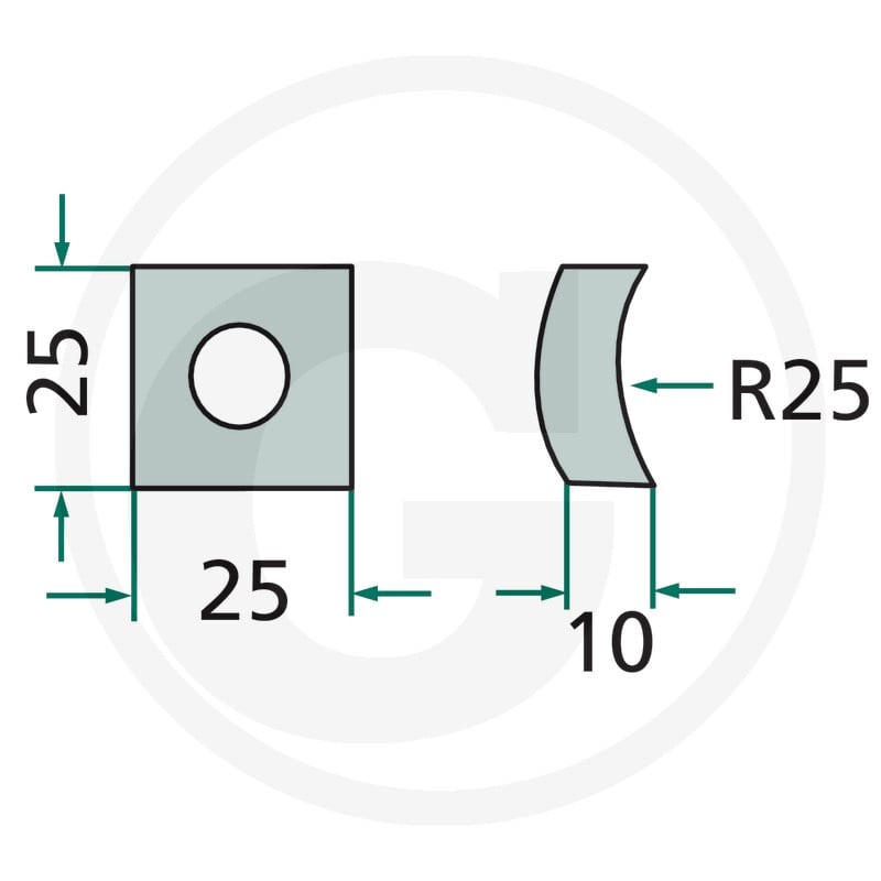 GRANIT Nakrętka wklęsła 5250673360 - 5250673360 - Sklep rolniczy PoltechParts