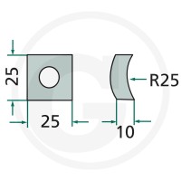 GRANIT Nakrętka wklęsła 5250673360 - 5250673360 - Sklep rolniczy PoltechParts