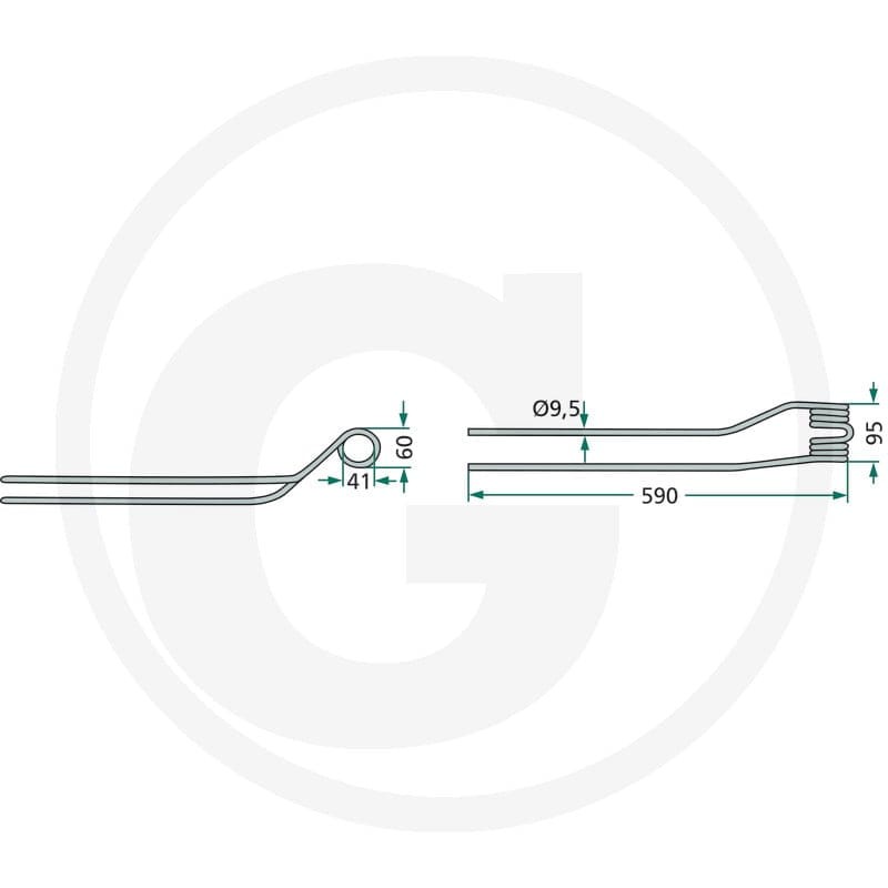 GRANIT Palec zgrabiarki pokosowej 52515364… | poltechparts.pl