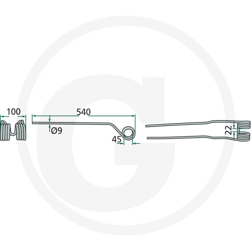 GRANIT Palec zgrabiarki pokosowej 52515393… | poltechparts.pl