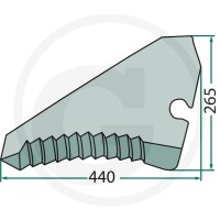 GRANIT Nóż 525332960.0F - 525332960.0F - Sklep rolniczy PoltechParts
