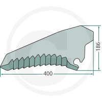 GRANIT Nóż 525347216.7F - 525347216.7F - Sklep rolniczy PoltechParts