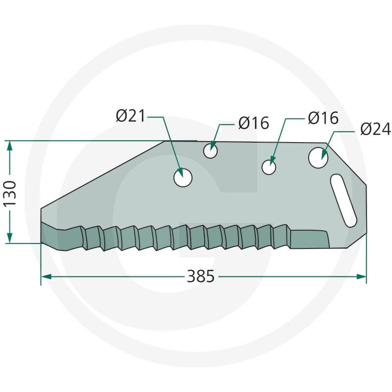 GRANIT Nóż 525434017F - 525434017F - Sklep rolniczy PoltechParts
