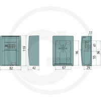 ABUS Szafka na klucze "787" 500100747 - Sklep PoltechParts