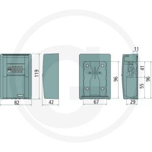 ABUS Szafka na klucze "787" 500100747