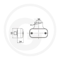 Vignal Lampa obrysowa 50782710087 - 50782710087 - Sklep rolniczy PoltechParts