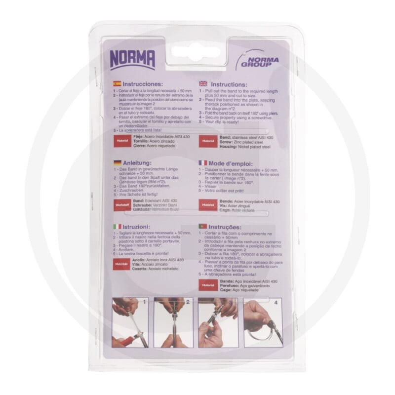 NORMA Zestaw do opasek zaciskowych 5/9 49013663550020 - Sklep PoltechParts