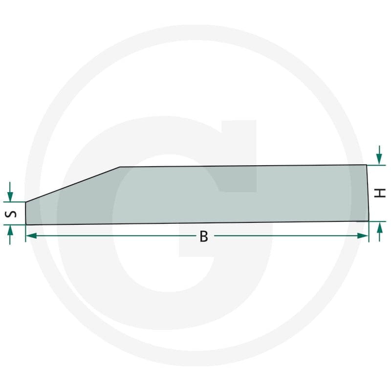 GRANIT Krawędź szufli ładowacza czołowego 430430120 - 430430120 - Sklep rolniczy PoltechParts
