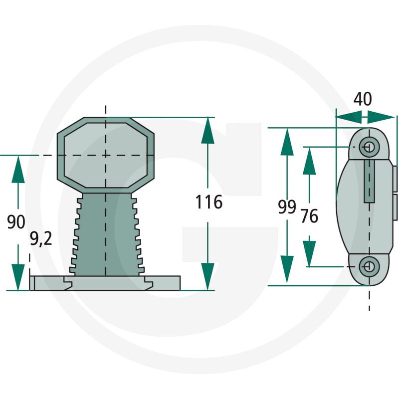 PROPLAST Lampa obrysowa 50240158004 - Sklep PoltechParts