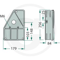 ASPÖCK Lampa tylna "EARPOINT I" 504244201007 - 504244201007 - Sklep rolniczy PoltechParts