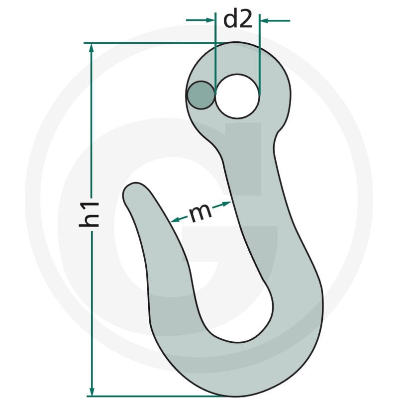 Hak do łańcucha 4603780060300 - Sklep PoltechParts