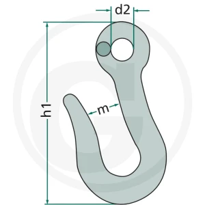 Hak do łańcucha 4603780060300