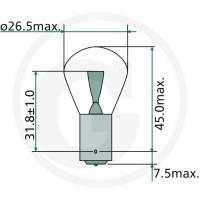 GRANIT Żarówka kulista P21W 47724V21WK - Sklep PoltechParts