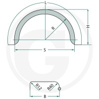 GRANIT Błotnik 14200737 - 14200737 - Sklep rolniczy PoltechParts