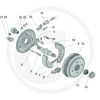 AL-KO Bęben hamulcowy 230x60mm RA 112x5 RB 236 12128067 - 12128067 - Sklep rolniczy PoltechParts