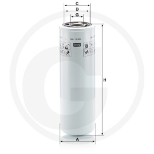 MANN FILTER Filtr oleju silnikowego 565WH12005