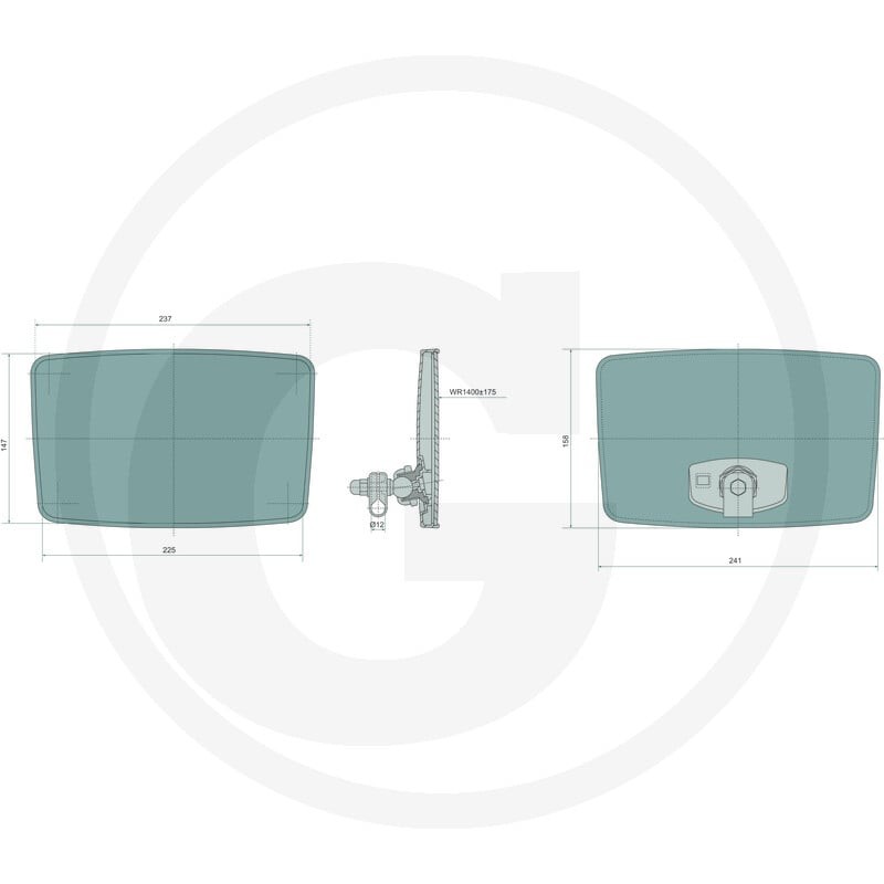 GRANIT Lusterko 65402181 | poltechparts.pl