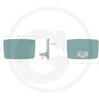 GRANIT Lusterko 65402181 | poltechparts.pl