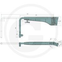 GRANIT Spiegelarm 65417121 - Sklep PoltechParts