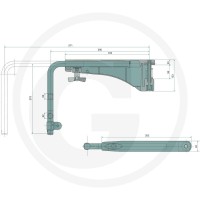 GRANIT Uchwyt lusterka 65406089 - 65406089 - Sklep rolniczy PoltechParts