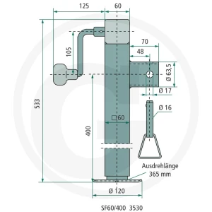 Winterhoff Stopka podporowa 14270298