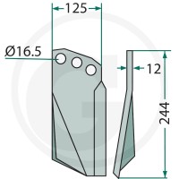 GRANIT Palec rotujący 1802800061 - 1802800061 - Sklep rolniczy PoltechParts