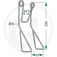GRANIT Podpórka redlicy 1800280001 - 1800280001 - Sklep rolniczy PoltechParts