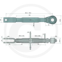 GRANIT Pręt podnośnika 71802521 - 71802521 - Sklep rolniczy PoltechParts