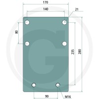 Walterscheid Płyta do przyśrubowania 770A… | poltechparts.pl