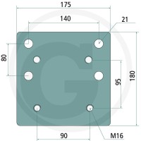 Walterscheid Płyta do przyśrubowania 770A… | poltechparts.pl