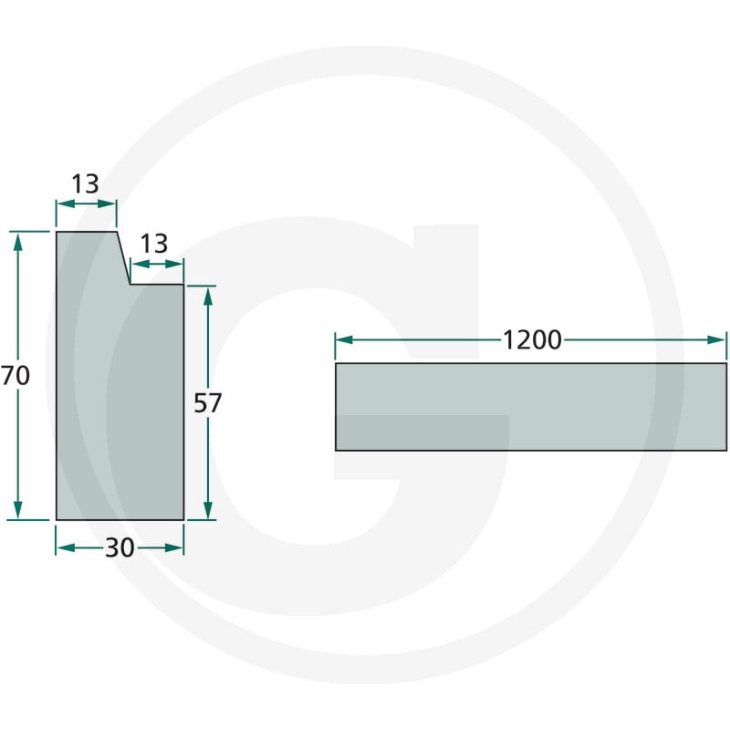 GRANIT Prowadnica 77875558 - 77875558 - Sklep rolniczy PoltechParts