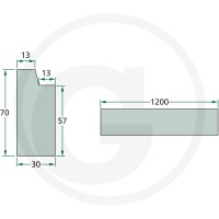 GRANIT Prowadnica 77875558 - 77875558 - Sklep rolniczy PoltechParts