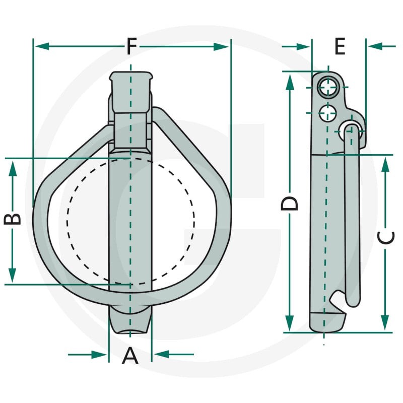 Blister Zestaw zawleczek zatrzaskowych 4990036 - 4990036 - Sklep rolniczy PoltechParts