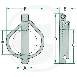 Blister Zestaw zawleczek zatrzaskowych 4990036