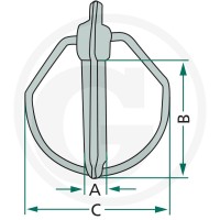 Blister Zestaw zawleczek zatrzaskowych 4990029 - 4990029 - Sklep rolniczy PoltechParts