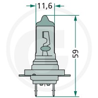 GRANIT Żarówka halogenowa H7 47712V55WH7 - Sklep PoltechParts