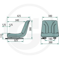 GRANIT Siedzenie 240920043 - Sklep PoltechParts