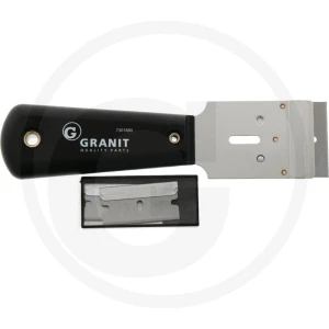 GRANIT BLACK EDITION Skrobak do etykiet, z 5 ostrzami 7301880