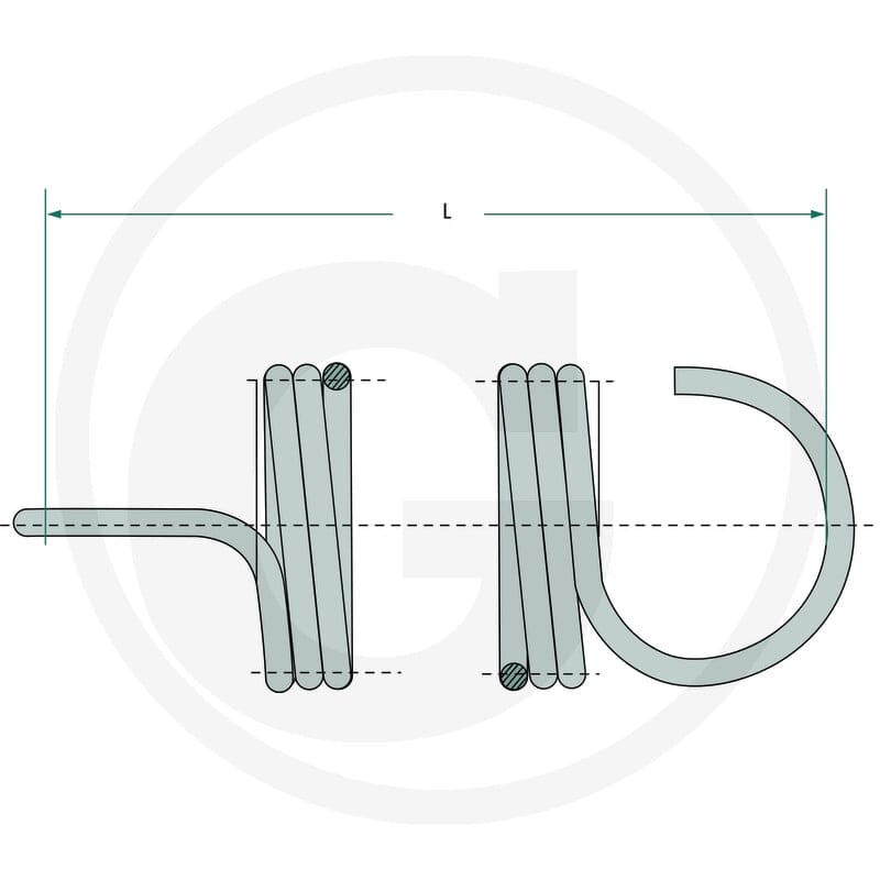 GRANIT Sprężyna naciągowa 48501608 - Sklep PoltechParts