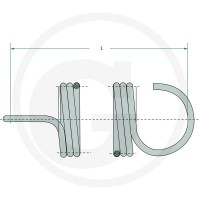 GRANIT Sprężyna naciągowa 48501608 - Sklep PoltechParts
