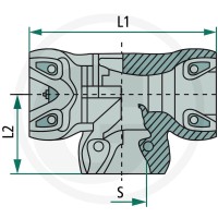 Kongsberg ABC Trójnik wtykowy 22892060010 - Sklep PoltechParts