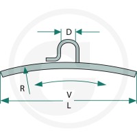 GRANIT Uchwyt błotnika 28810100 - 28810100 - Sklep rolniczy PoltechParts