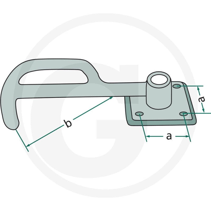GRANIT Zamknięcie dźwigniowe burty 22010087 - 22010087 - Sklep rolniczy PoltechParts