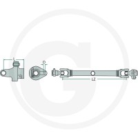 Weasler Wał przegubowy 397208350864808 - 397208350864808 - Sklep rolniczy PoltechParts