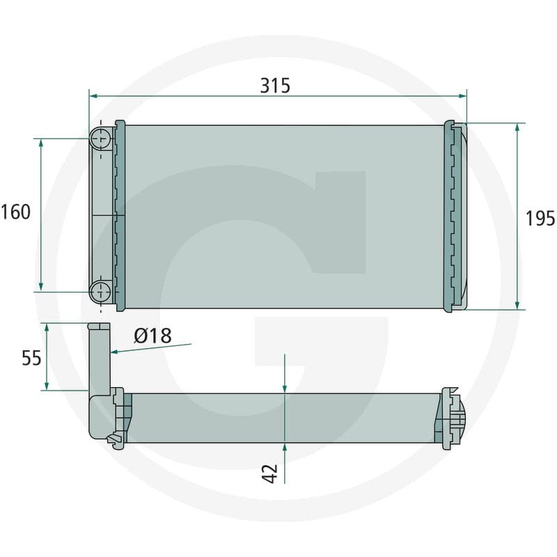 GRANIT Wymiennik ciepła 65406948 - 65406948 - Sklep rolniczy PoltechParts