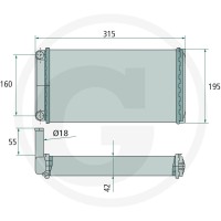 GRANIT Wymiennik ciepła 65406948 - 65406948 - Sklep rolniczy PoltechParts