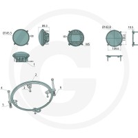 GRANIT Reflektor świateł drogowych LED 11267511 - Sklep PoltechParts