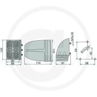 Cobo Lampa tylna 22702447000 - 22702447000 - Sklep rolniczy PoltechParts