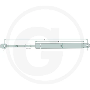 Stabilus Siłownik gazowy 65401000